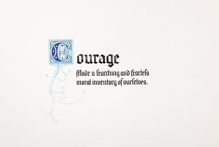 12 virtues Courage