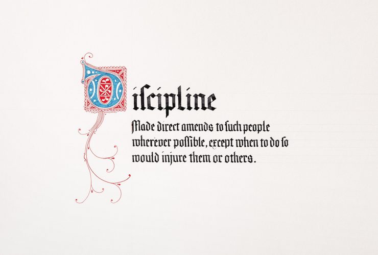 12 virtues Discipline