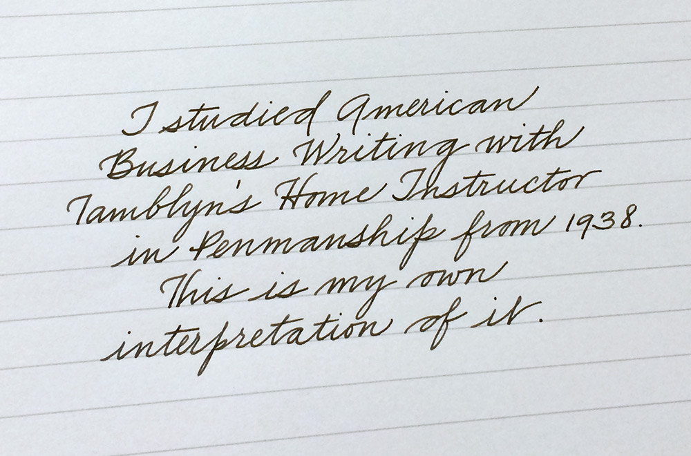 American Cursive Manufraktur