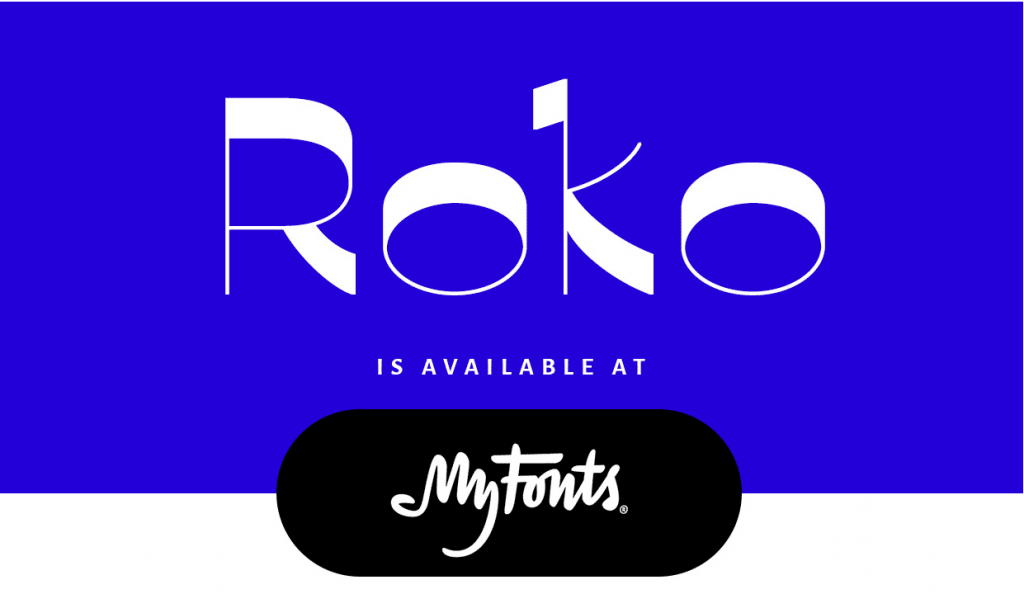 Roko available at MyFonts